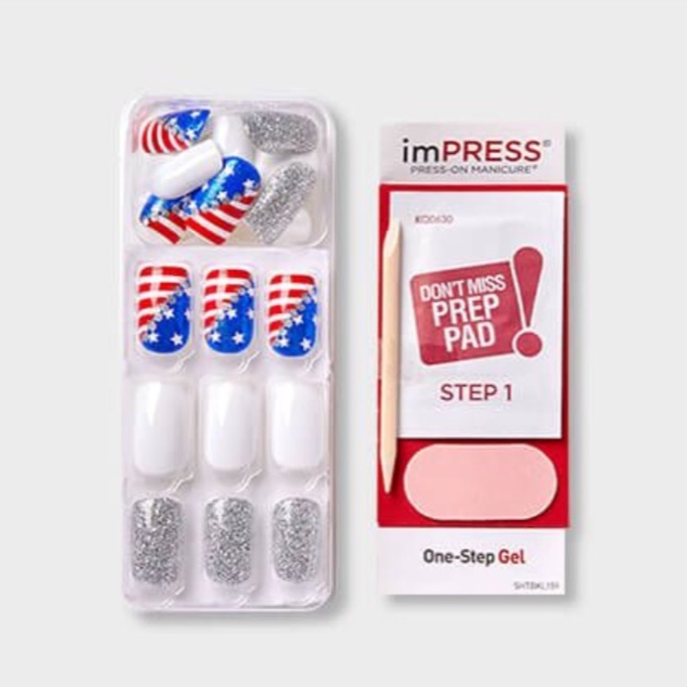 3 Sets ImPRESS Press-On Manicure In Medium Length - Picture 5 of 8
